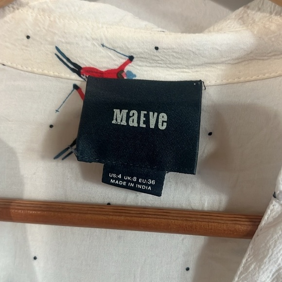 Anthropologie Maeve skier blouse - Picture 4 of 5